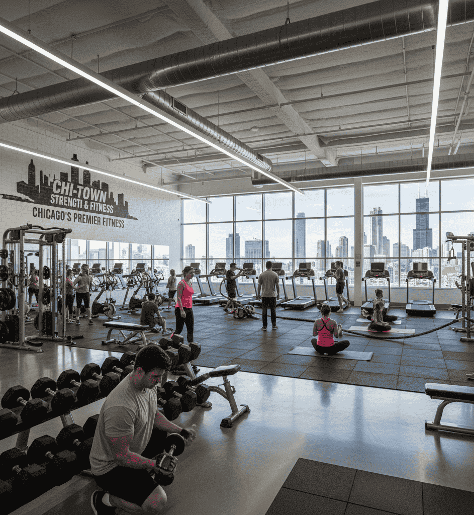 Fully Equipped Fitness Center in Chicago