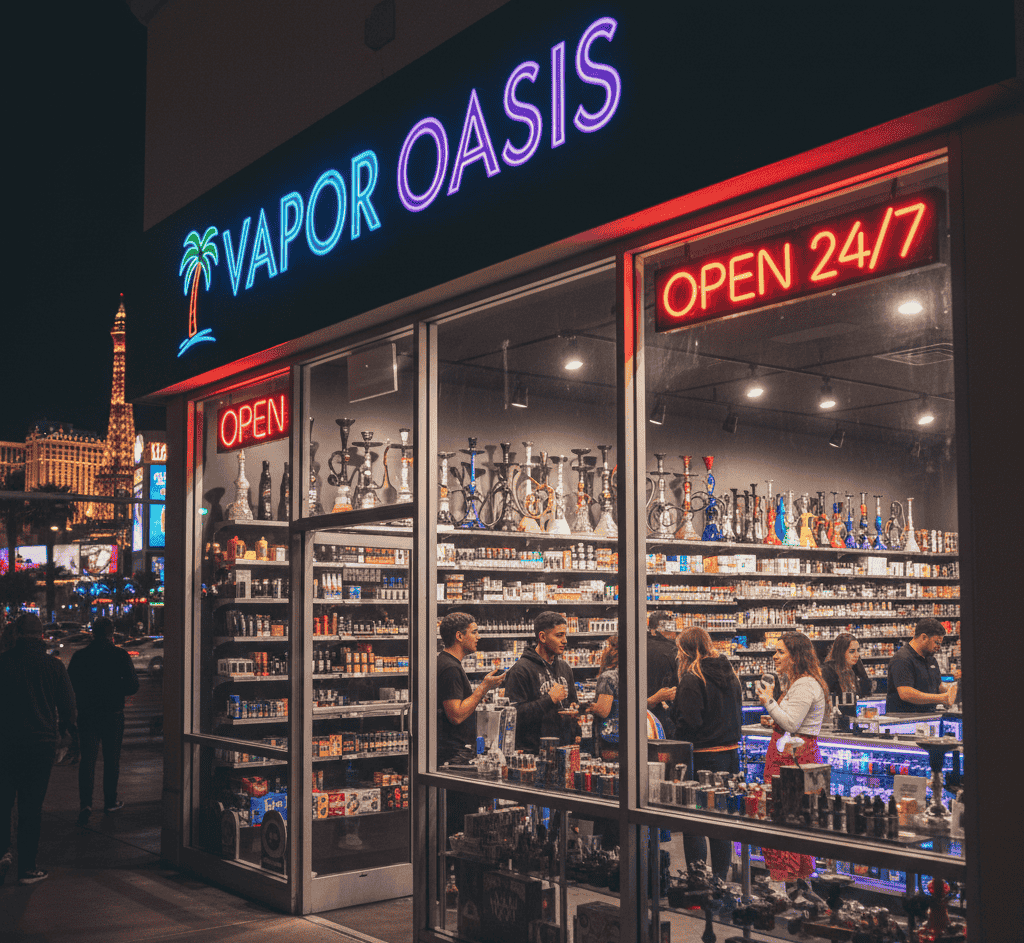High-Traffic Vape & Smoke Shop Near Las Vegas Strip