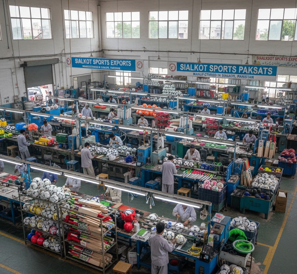 Sports Goods Manufacturing Unit in Sialkot
