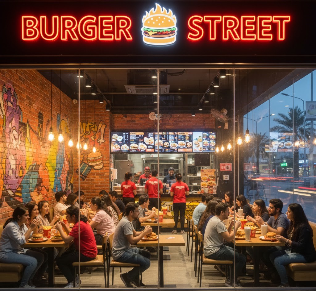 Popular Fast Food & Burgers Restaurant in DHA Karachi