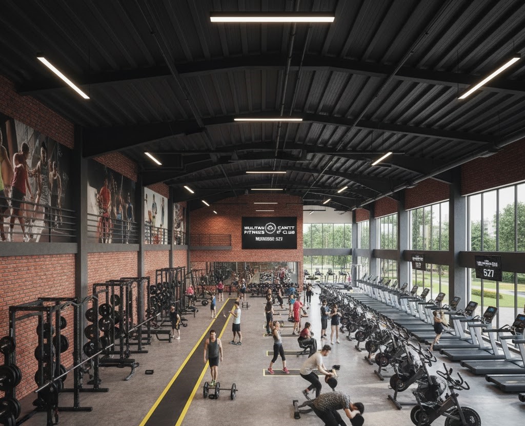 Modern Fitness Gym with 500+ Members in Multan Cantt