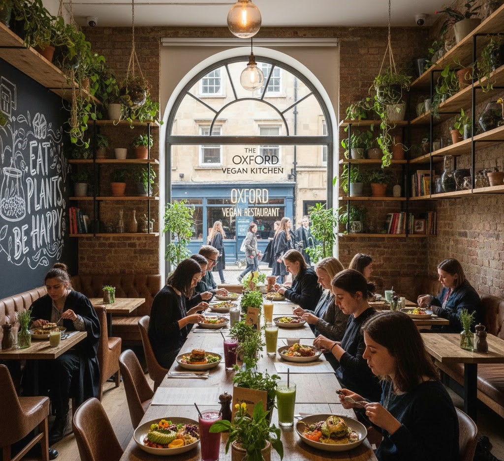 PlantBased Restaurant near Oxford University Logo