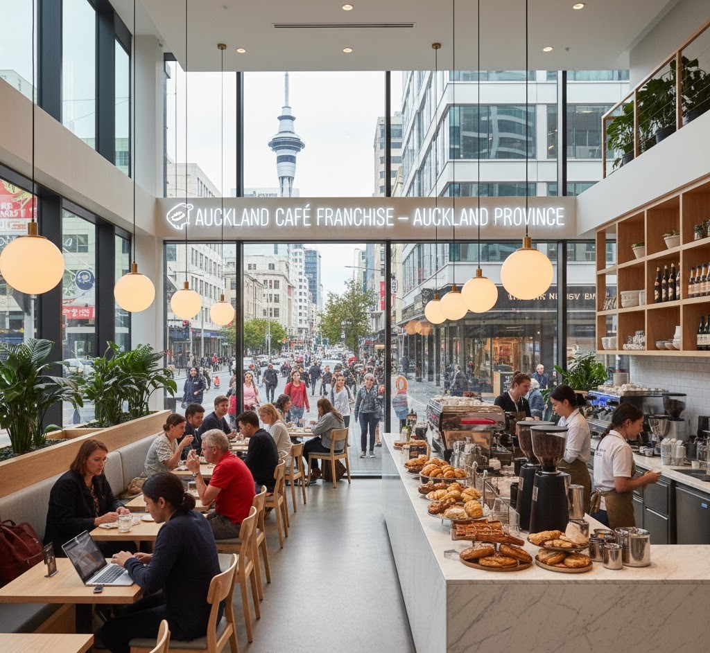 Café Franchise Outlet in Auckland CBD Logo
