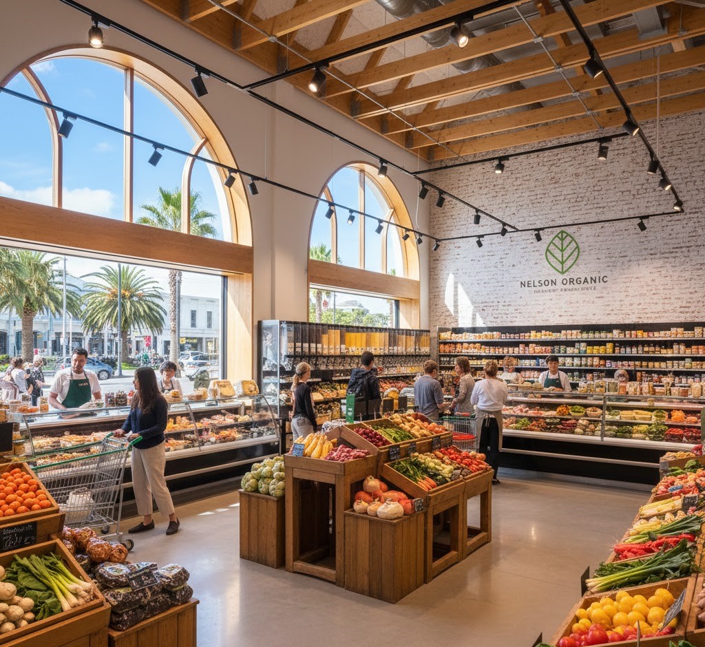 Organic Grocery Store in Nelson Logo