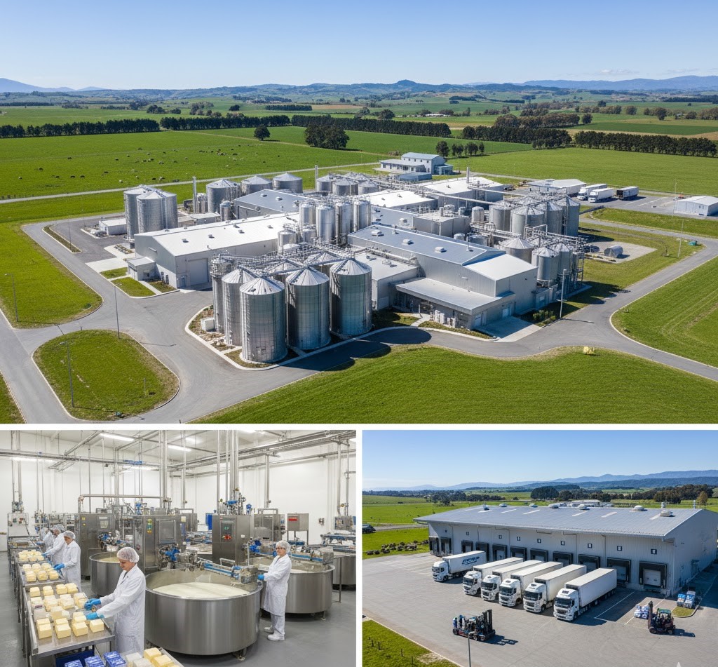 Dairy Processing Plant in Invercargill Logo