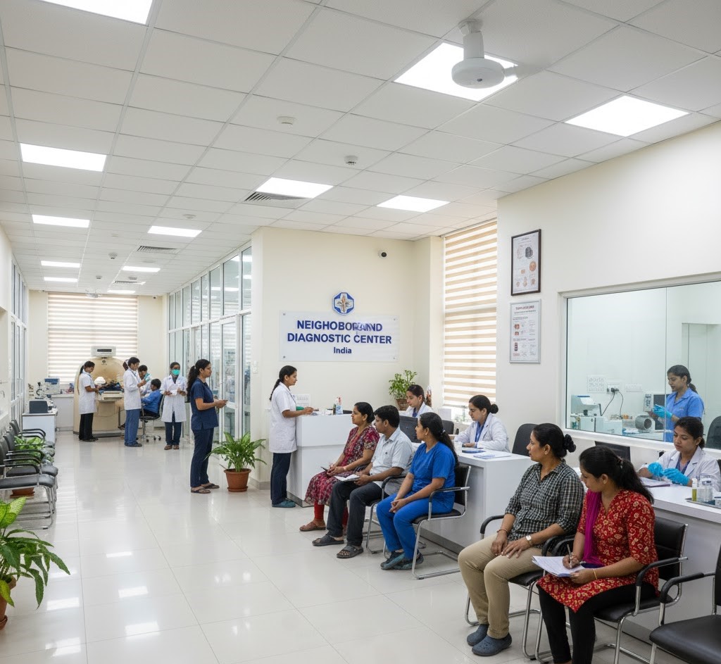 Fully Functional Neighborhood Diagnostic Center Logo