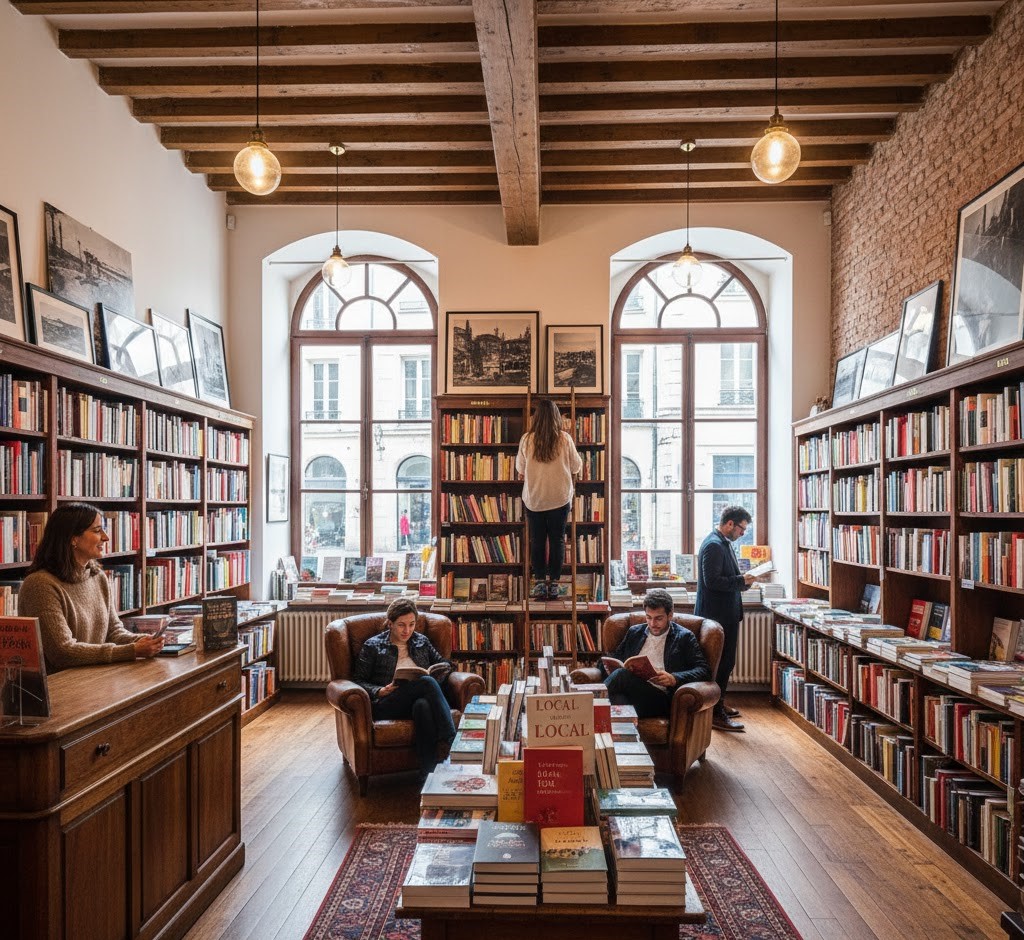 Nantes – Bookstore Logo