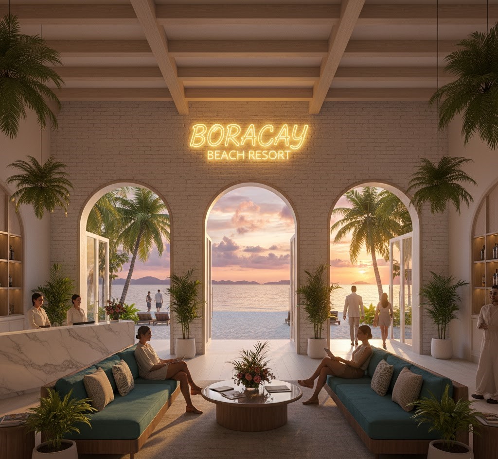 Boracay – Beach Resort Logo