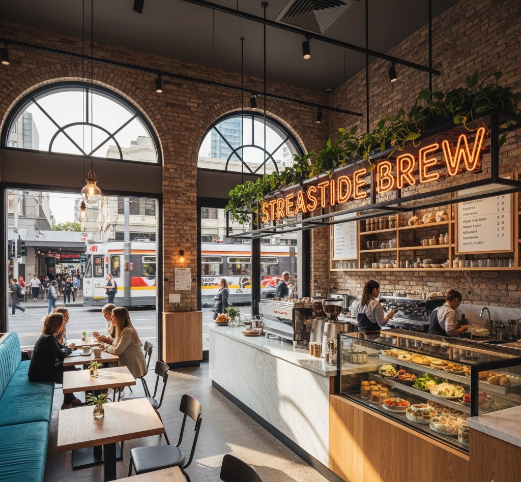 Café Franchise Outlet in Melbourne CBD Logo