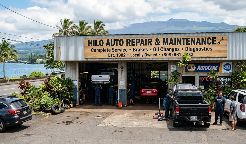Auto Repair & Maintenance Shop for Sale – Hilo