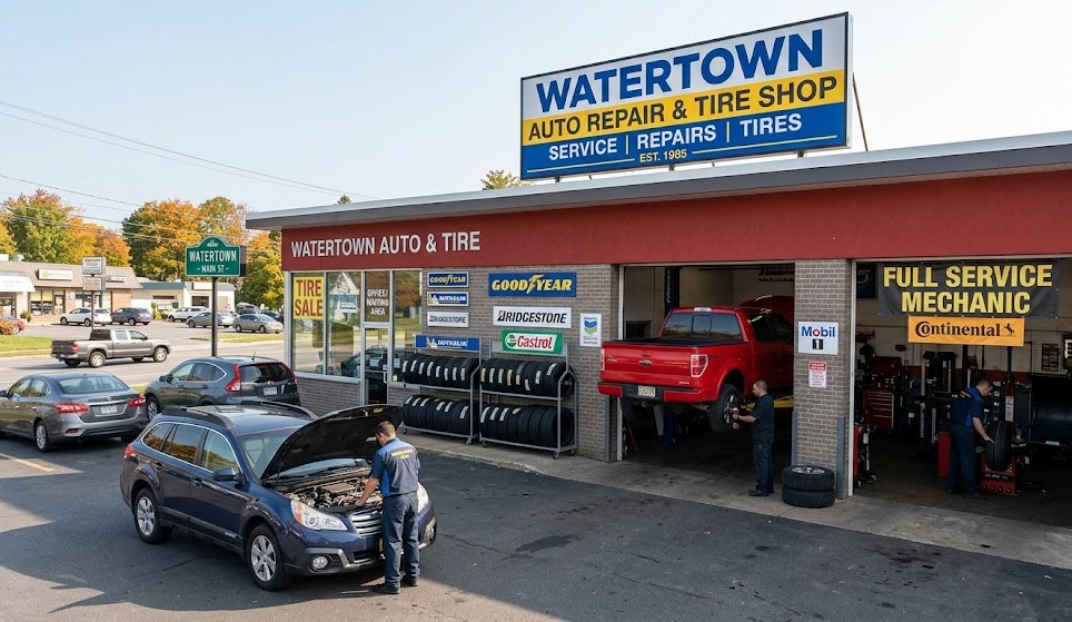 Auto Repair & Tire Shop for Sale – Watertown